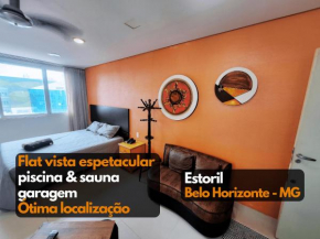Flat piscina sauna garagem em Estoril BH
